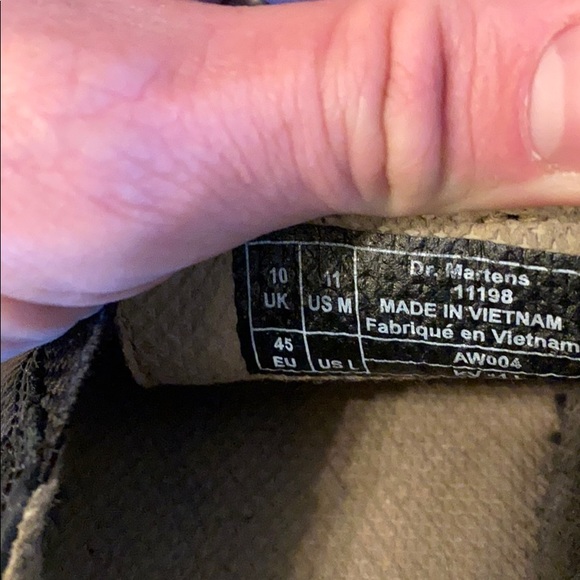 Men’s Black Dr. Martens 11M - Picture 3 of 3